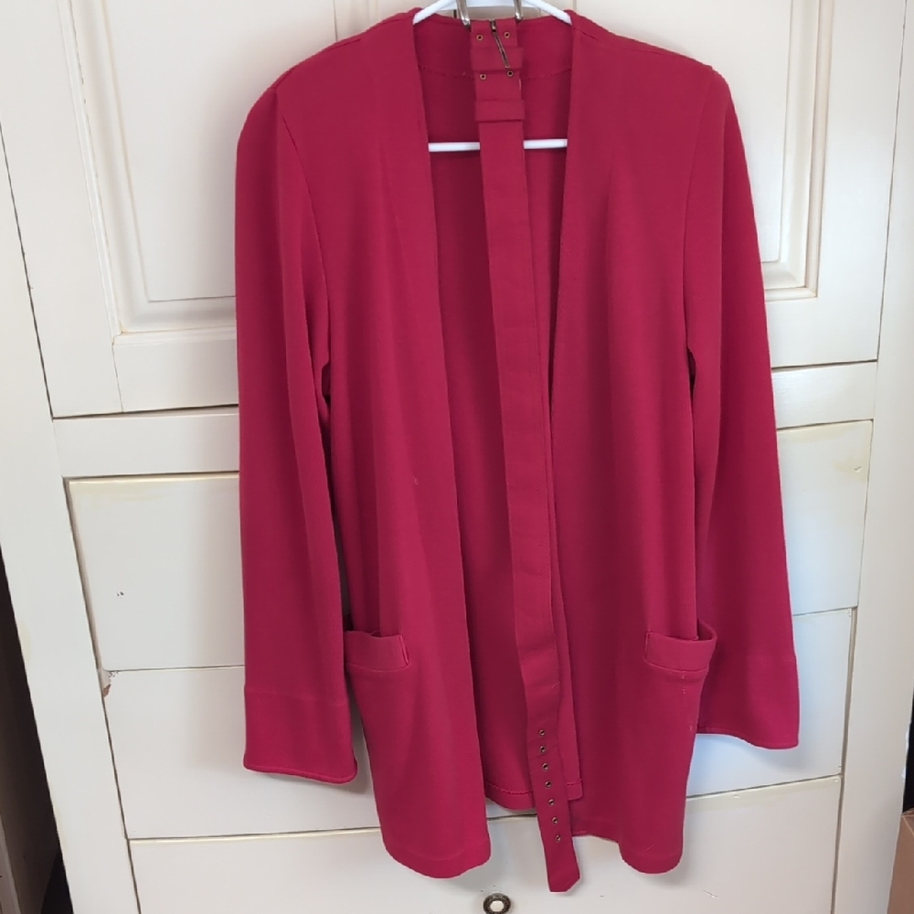 Weekenders Red Blazer with Matching Belt